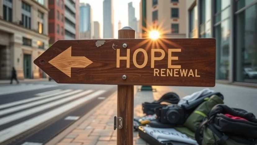 Killen med skylten som fångade världen